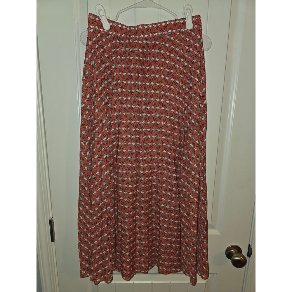 Max Studio Pleated Maxi Skirt Small NWOT
